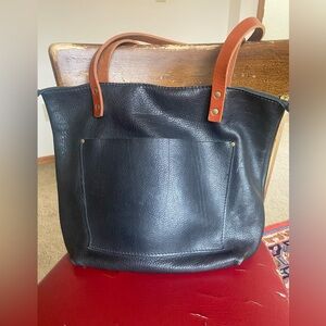 Portland Leather medium Tote unicorn